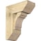 Ekena Millwork Merced Slat Rough Sawn Bracket w/ Offset Brace, Douglas Fir, 8"W x 18"D x 22"H BKT0806X18X22MRC06RDF - alternate 1